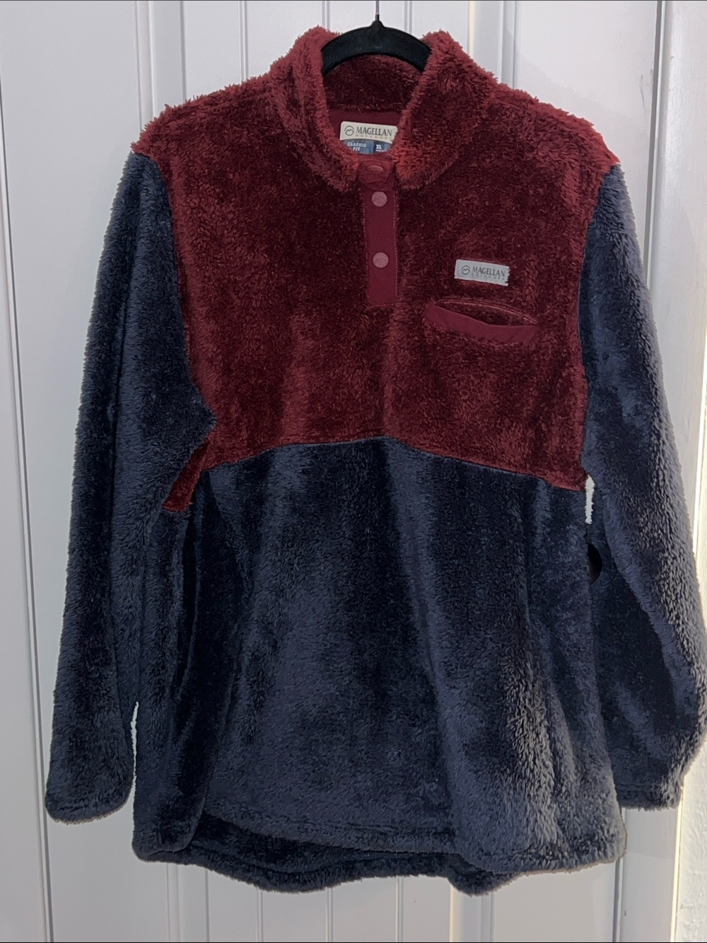 Magellan Outdoors Sherpa Fleece Pullover